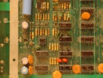 bottom left PCB component side detail