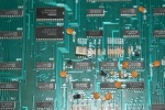 PCB component side clock detail