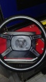 Red player steering wheel