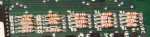 main PCB component side resistors detail