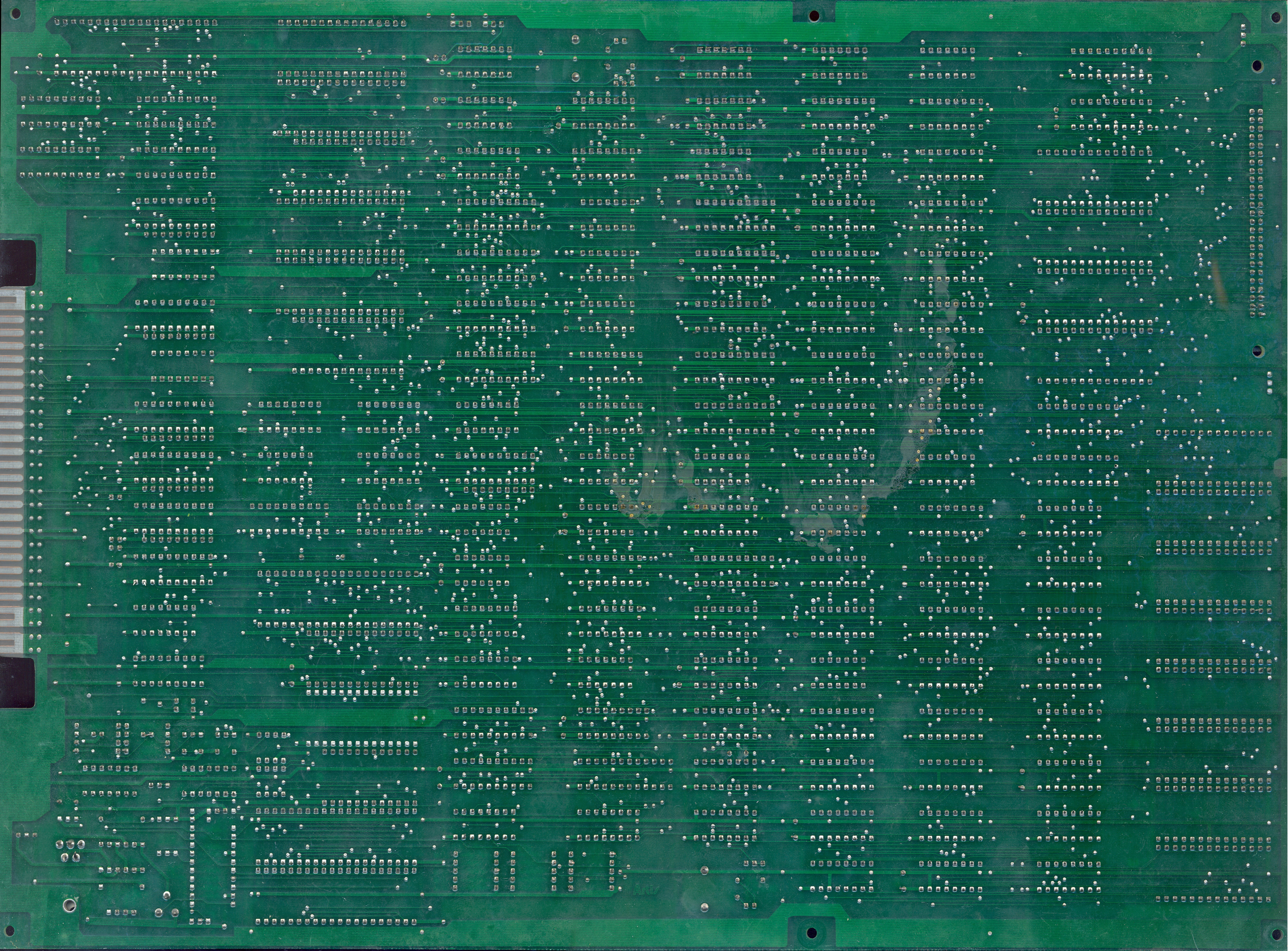 main PCB solder side