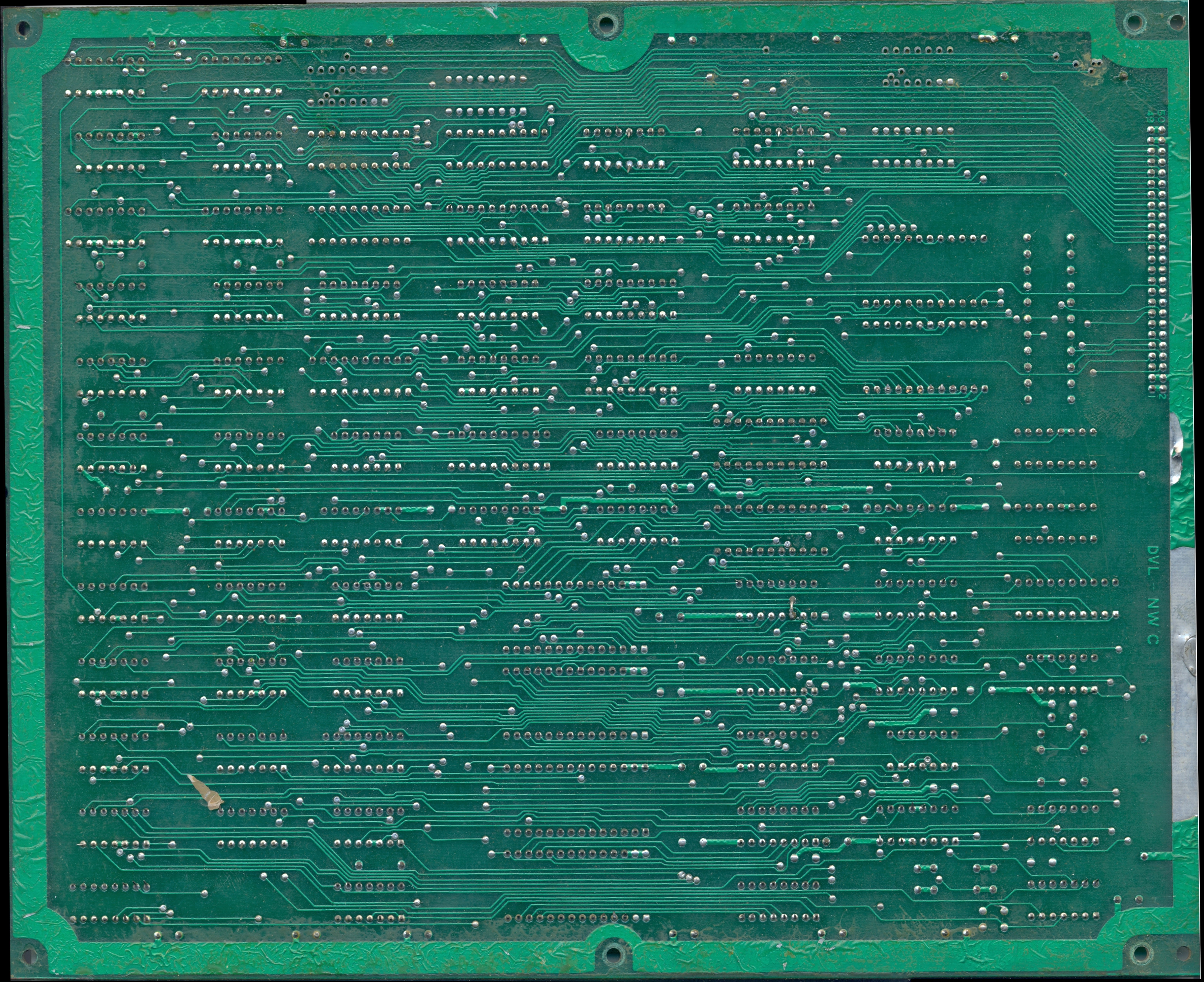 ROMs PCB solder side