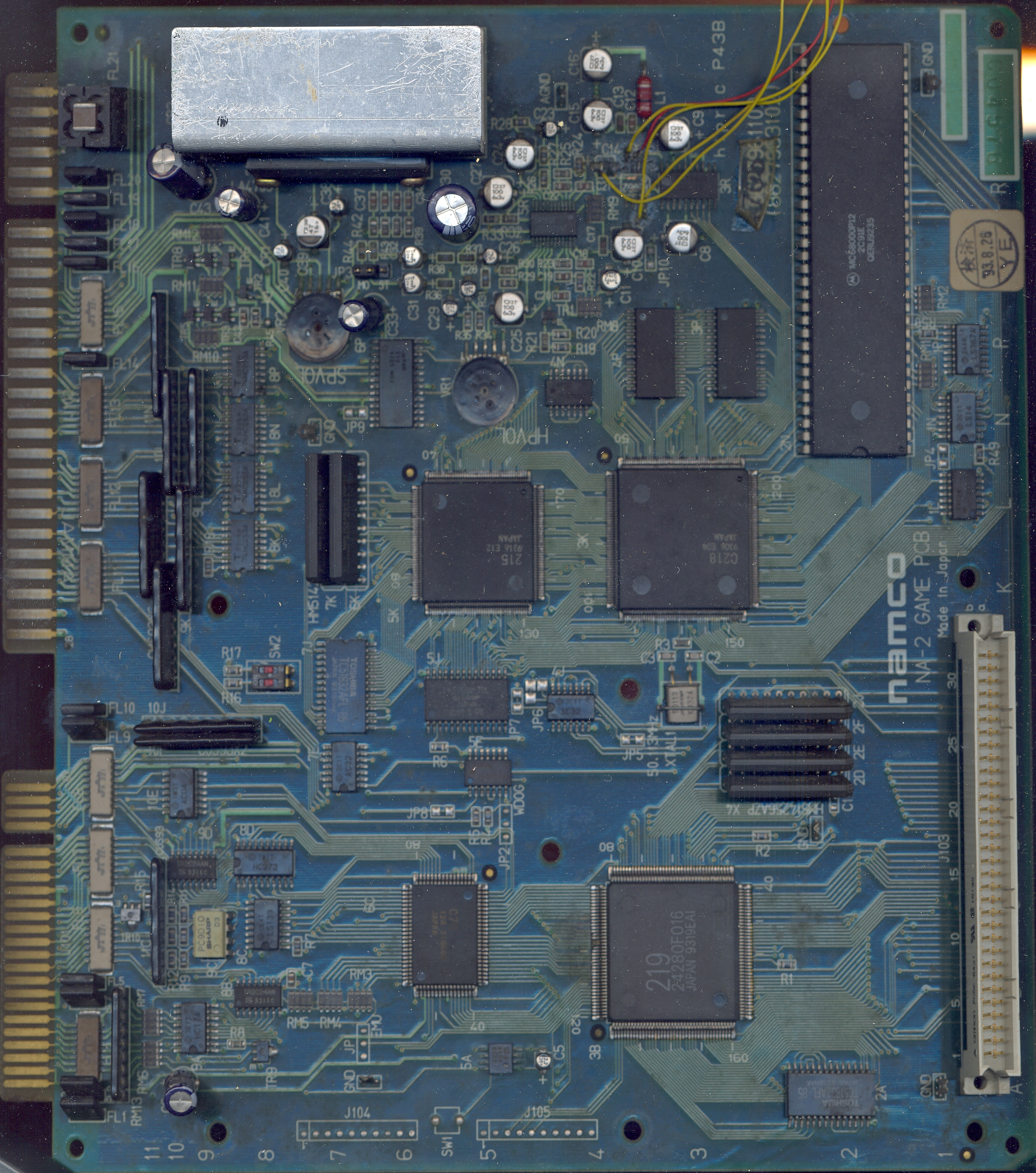 main PCB component side
