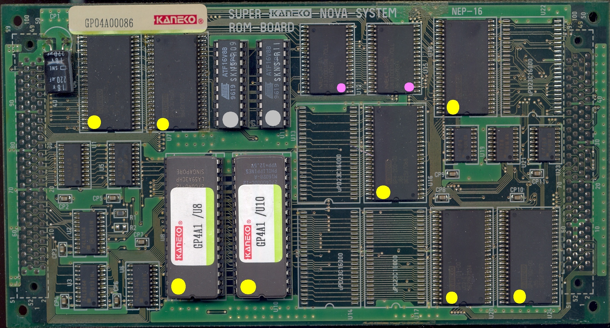 PCB component side notes