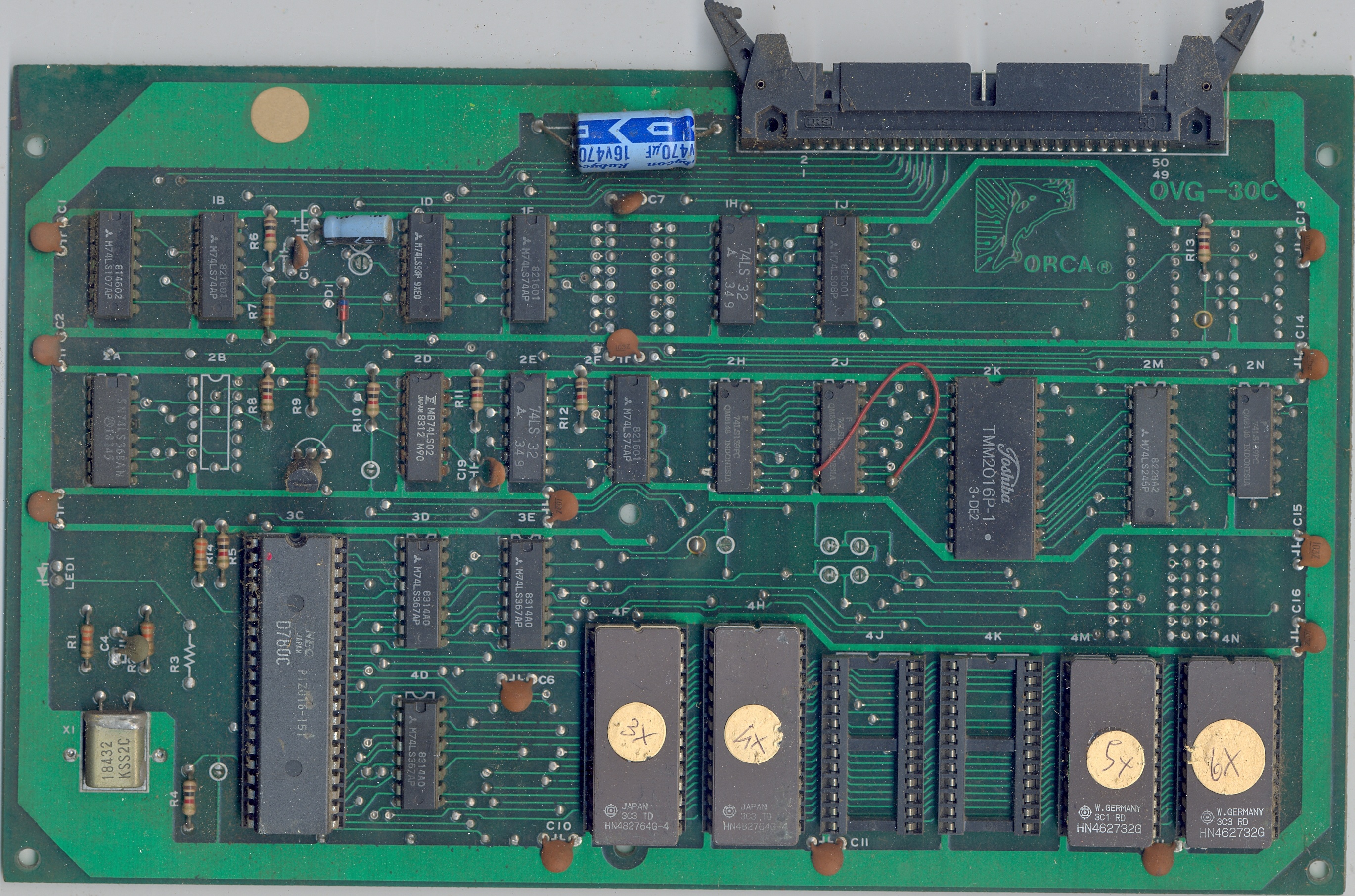 main PCB component side