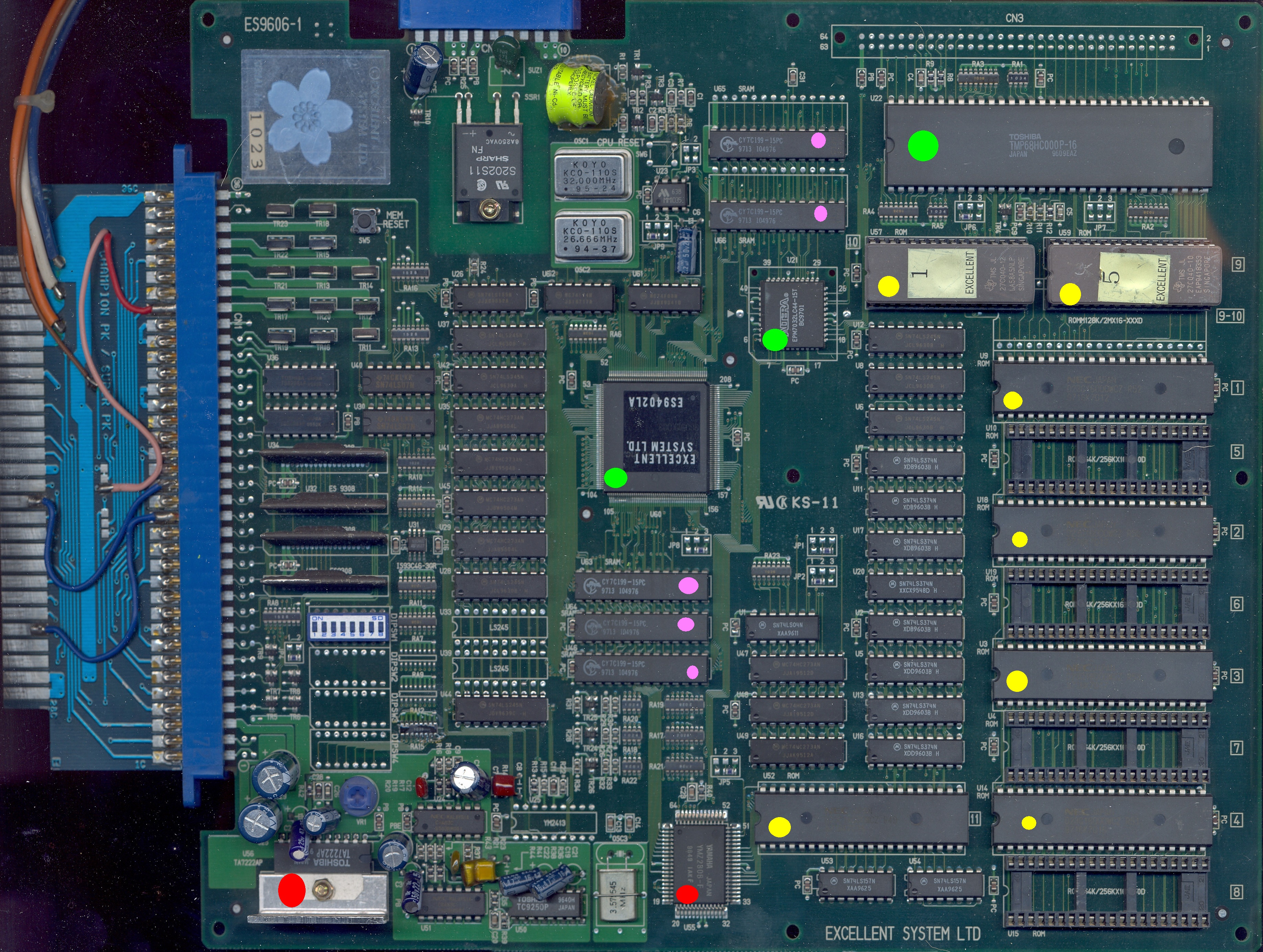 PCB component side notes