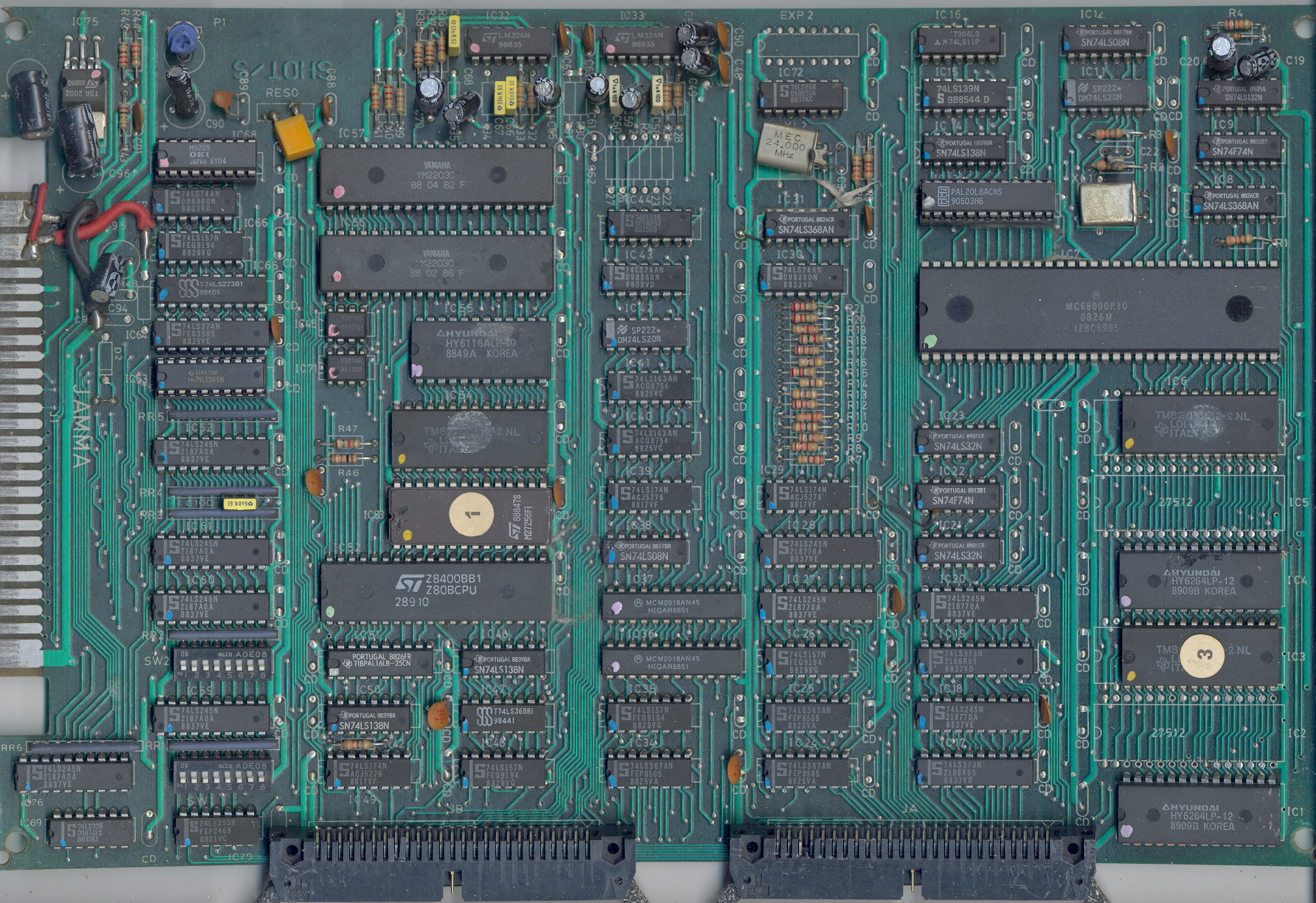 main PCB component side 2