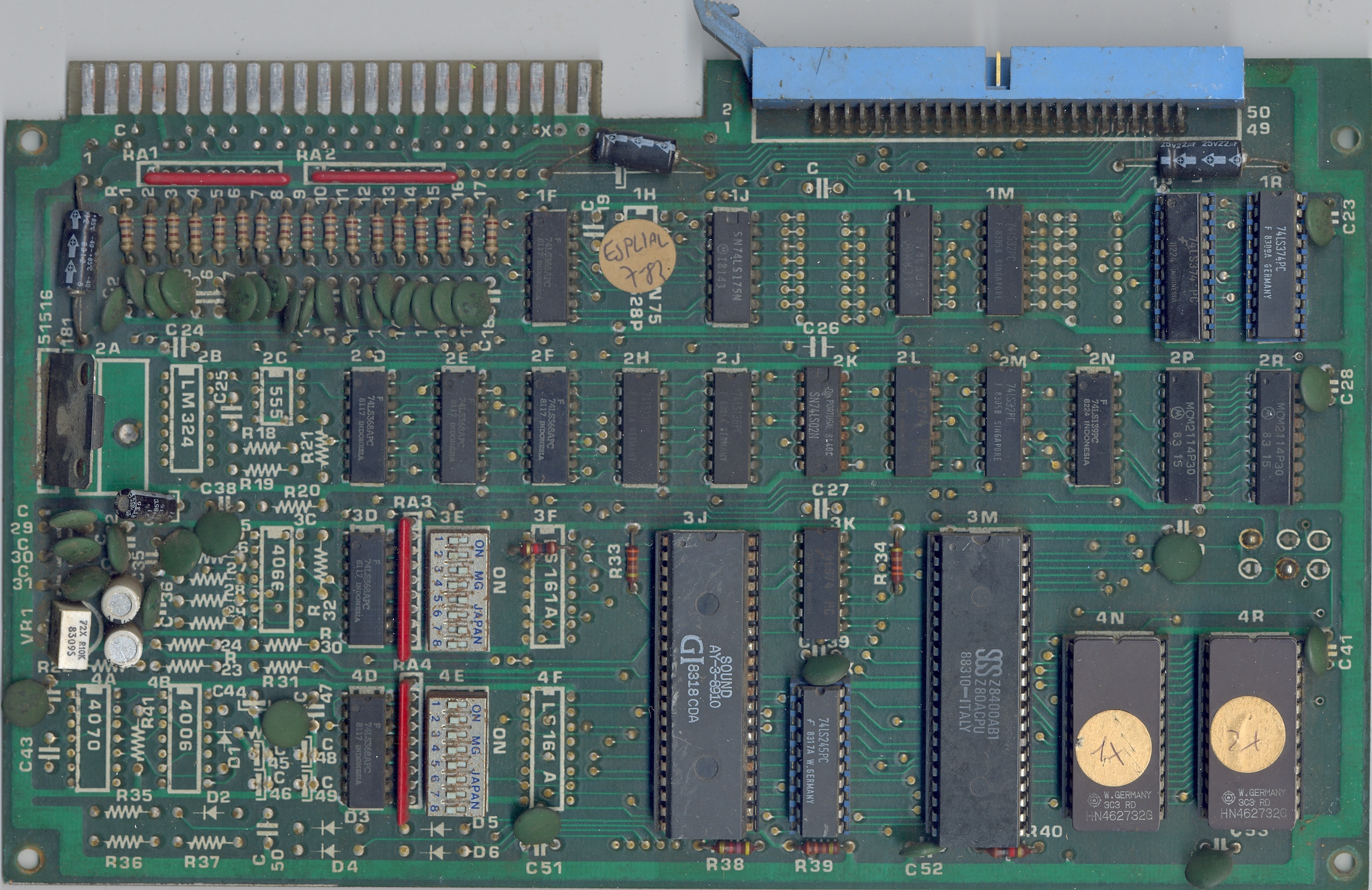 sound PCB component side