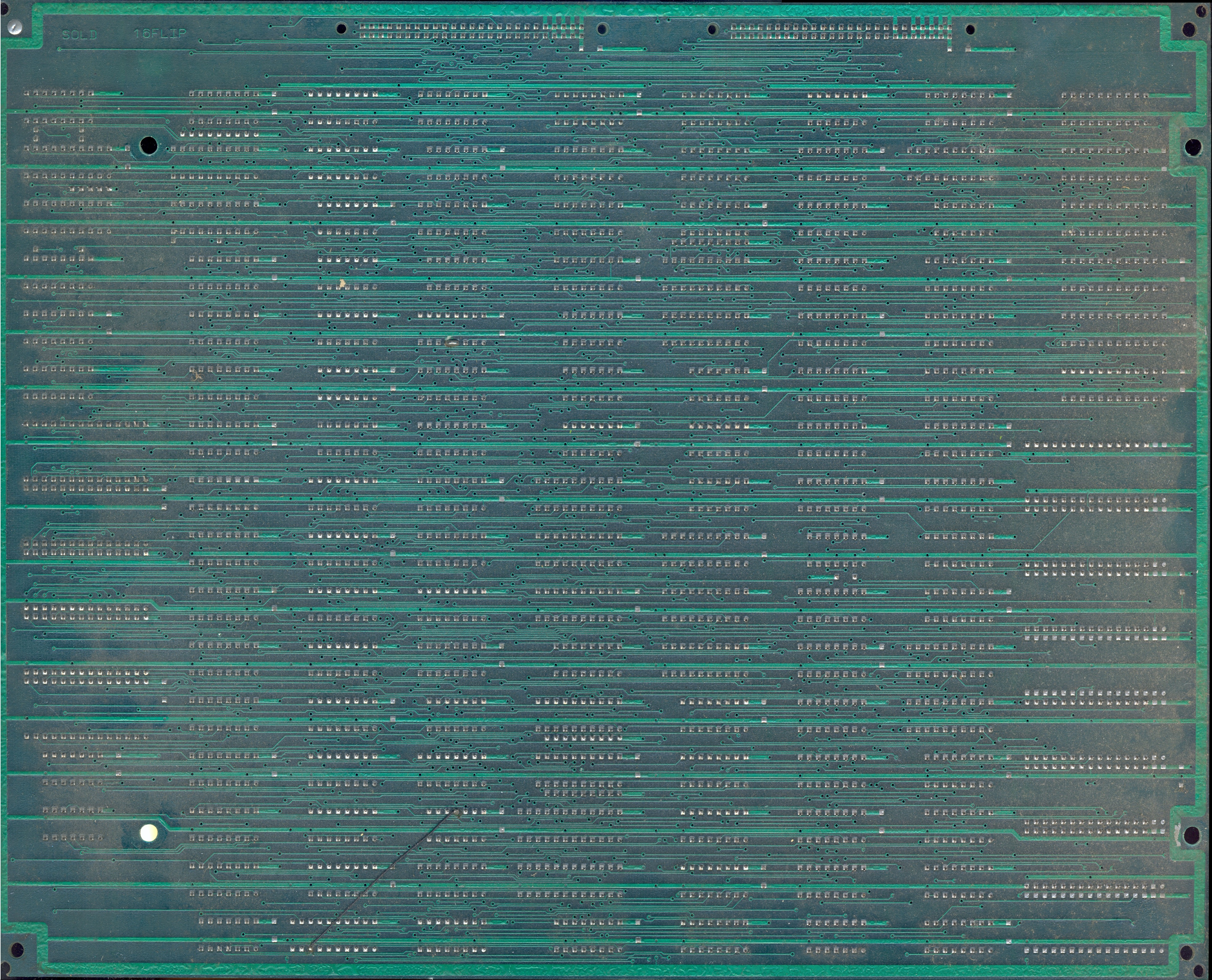 ROMs PCB solder side
