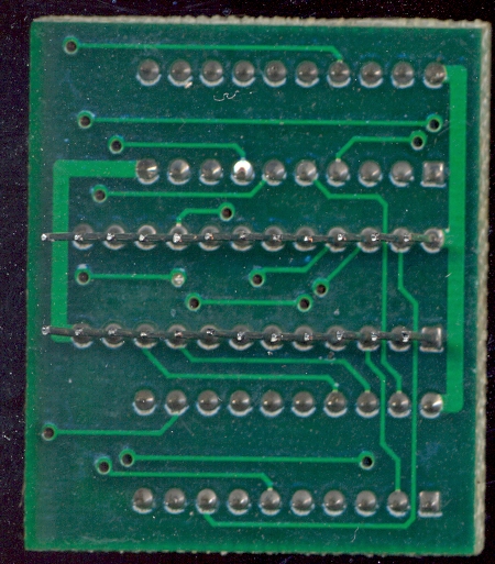 piggyback PCB solder side